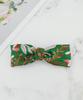Maia Rose Jacquard Ribbon Pin - D Green