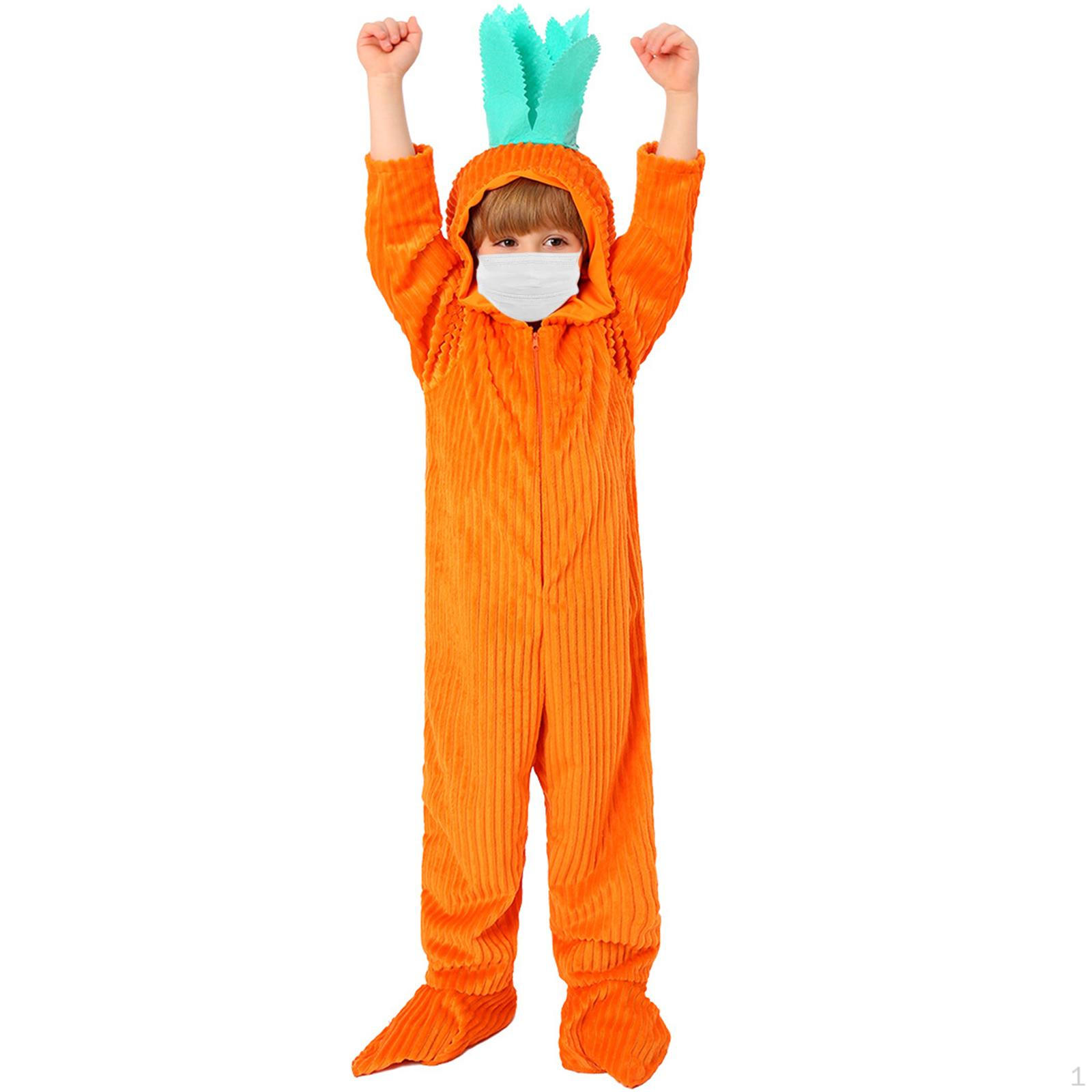 

Детский костюм морковки, костюм для косплея еды, комбинезон, пижама для вечеринки для ролевых игр