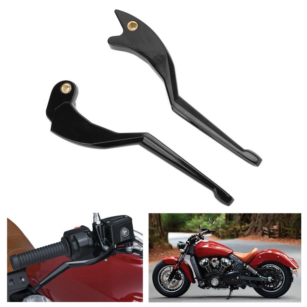 1 Pair Aluminum   Brake Handle Lever Kit Motorcycle Modification Replacement for Indian   2015-2016