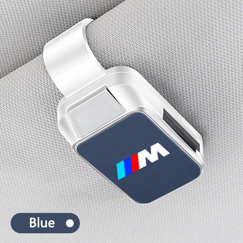 For BMW X1 X3 X4 X5 E46 E90 F20 E60 E39 F10 M1 M2 M3 M5 M6 E87 M Car Sun Visor Glasses Clips Interior Eyeglasses Storage Holder gzsh02