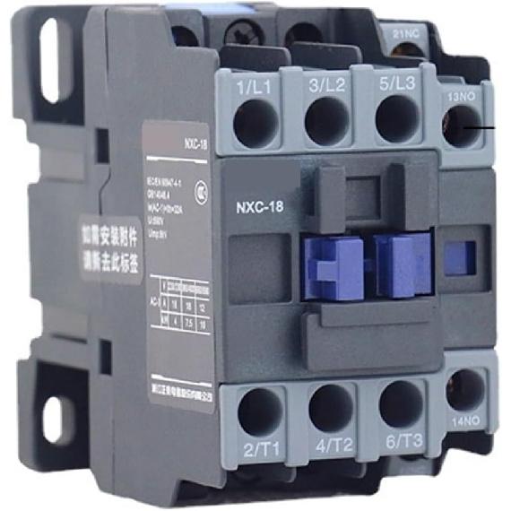 Contactor NXC-09 18A 25A 32A AC Contactor Coil Normally Open Normally Closed 220 380(NXC-18 220V)