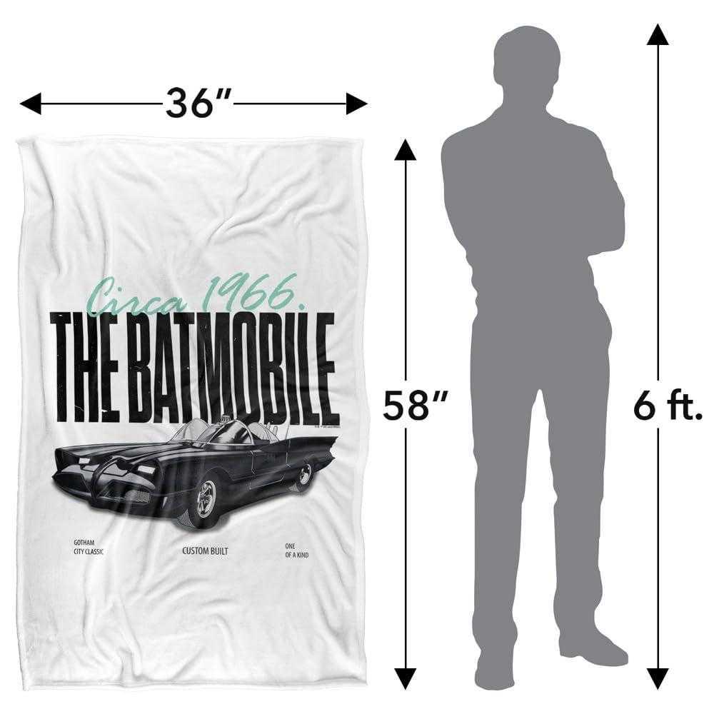 The Batman Batmobile Soft Touch Blanket