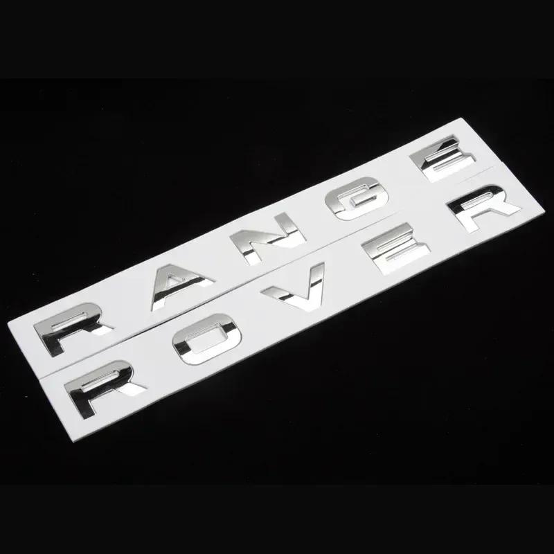 Lettere Logo 3D in ABS Emblema per Cofano Auto Adesivo per Cofano Per Range Rover Emblema L320 L322 L405 L494 Vouge Discovery Evoque Accessori