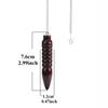 New Quality Natural Wooden Pendulum for Divination Dowsing Egyptian Wood Pendulums Dowser with Chain Reiki Spiritual Pendulos