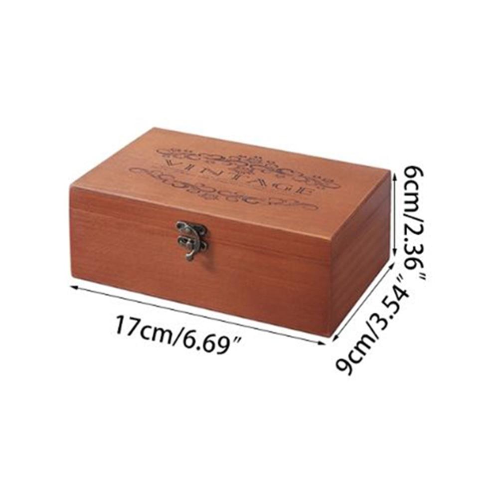Handmade Storage Box S/M/L Vintage Wood Color Wooden