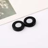 Punk Vintage Round Shape Black Magnetic 1 PC Clip On Clip Earrings Jewelry Earrings