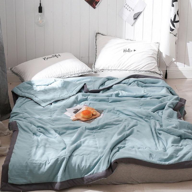 Summer Cool Air Conditioner Blanket For Single/double Beds Lightweight And Breathable