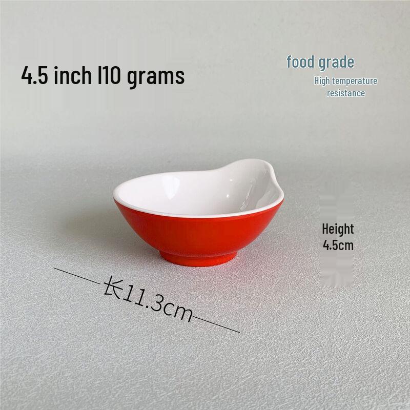 

777 Two-Tone Melamine Restaurant Tableware 10-pack