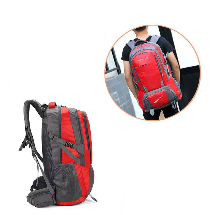 Waterproof Sporting Backpack Nylon for Outdoor Camping Cycling Hiking 50L Large Capacity Travel Backpack
