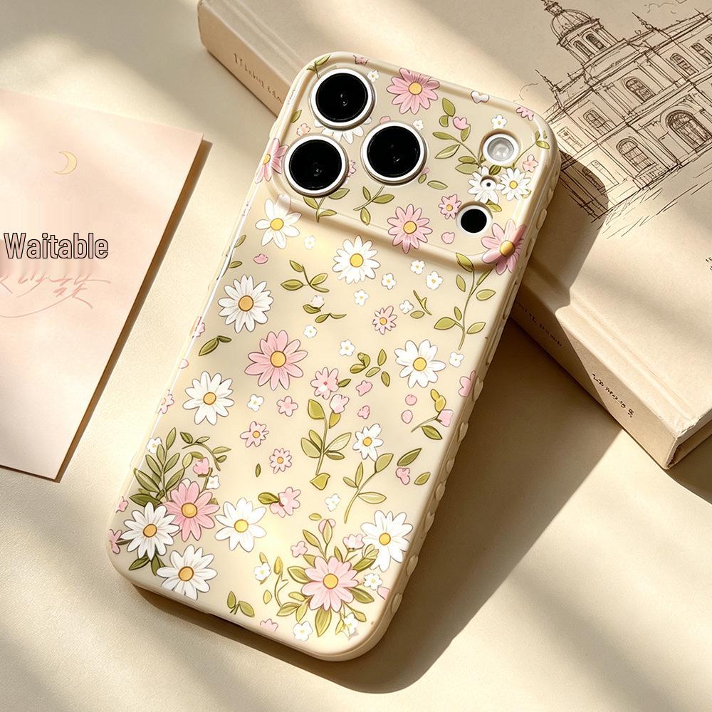 Daisy Floral Print Drop-Proof Case for iPhone 17/17 Pro Max
