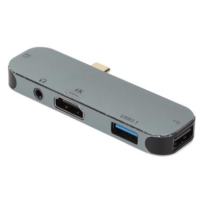 محور USB C من النوع C إلى USB 3.1 بدقة 4K واجهة وسائط متعددة عالية الدقة 480 ميجابت في الثانية شحن طاقة 100 واط 5