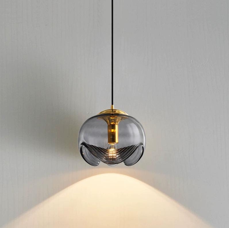 Bauhaus Glass Pendant Light: Post-Modern Nordic Style for Kitchen, Bar, Living Room, Bedroom, or Bedside Lighting