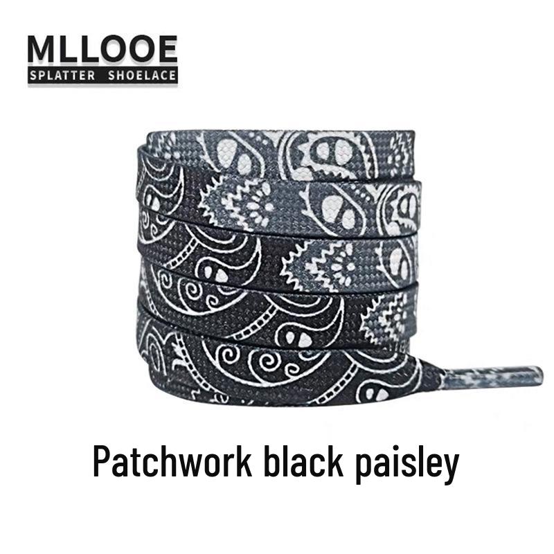 Cashew Flower Shoelaces for Air Force One AF1 & Casual White Sneakers