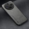 For VIVO X300 Ultra X300S PU Leather Car Magnetic Holder Silicone Back Cover For VIVO X300 S Built-in iron Protection Phone Case