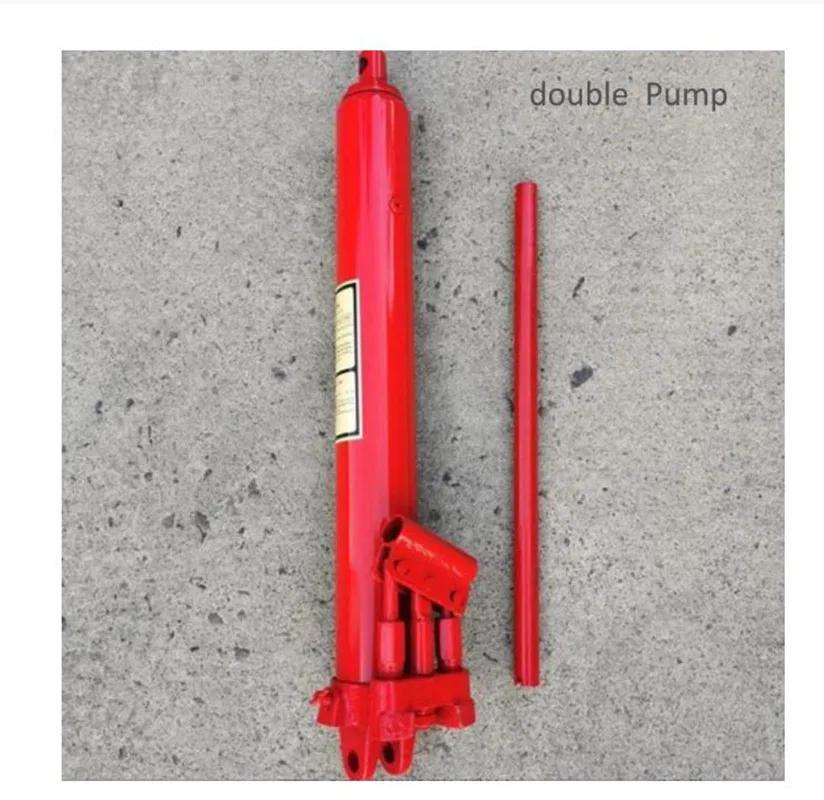 8 Ton Hydraulic Single/Double Pump Jack Repair Tool Long Ram Manual Replacement 8T Engine Hydraulic Jack Lift Hoist Tool 1PC