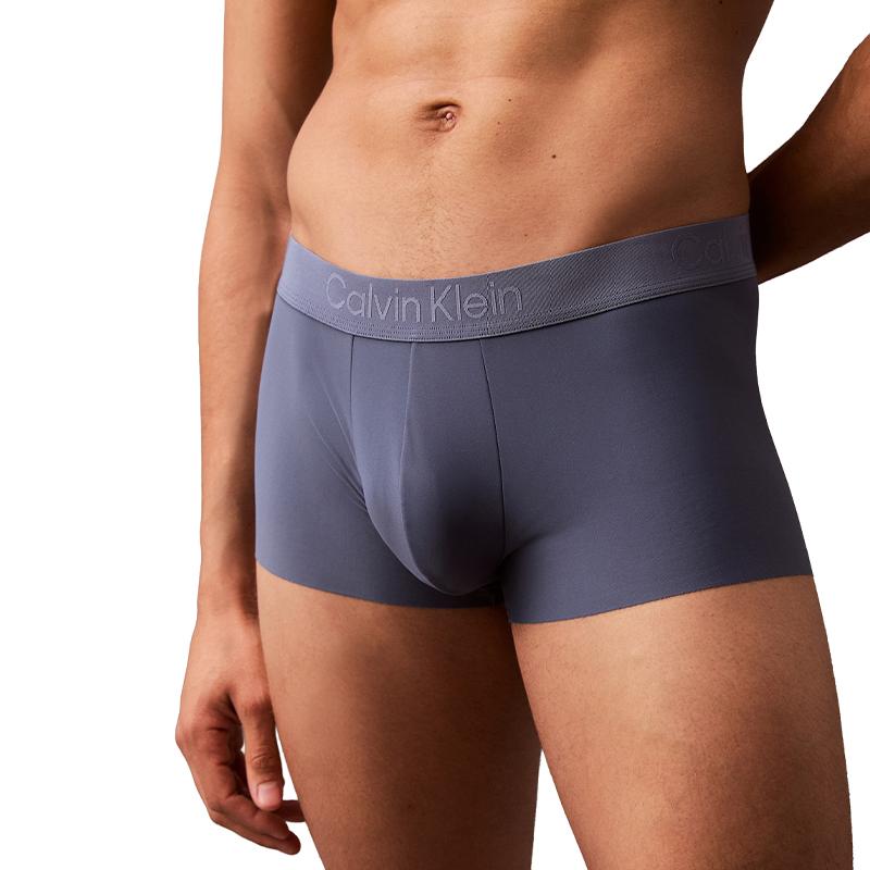 Calvin Klein Black Label Lightweight Low Rise Anti-Chafing Boxer Briefs Men Underwear Aurora-Blue NB3634-C9T