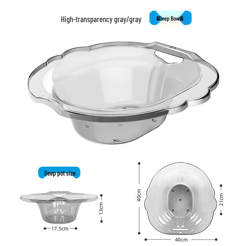 Poporodowa i dla osób starszych miska do mycia bidetowego na hemoroidy i do higieny