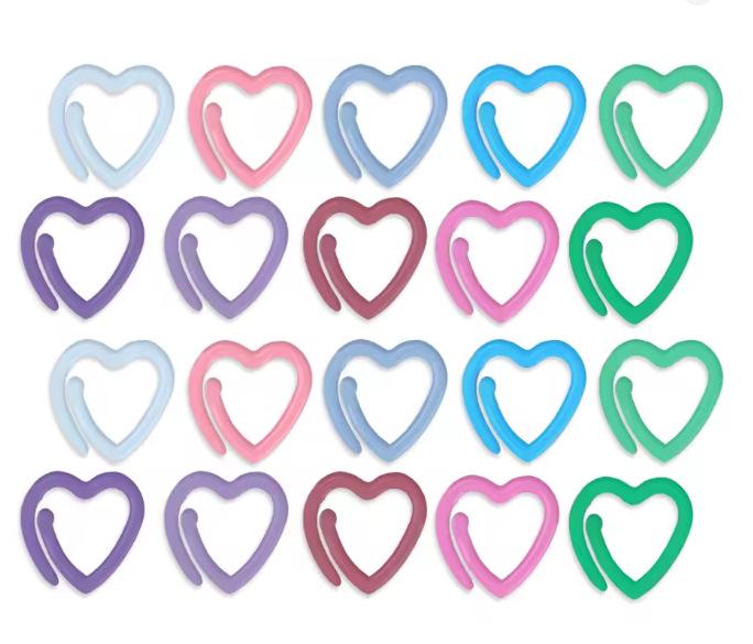 

20-100 pcs Painted Metal Stitch Markers, Knitting Needles, Circular Tools, Yarn Safety Pins 30 pcs