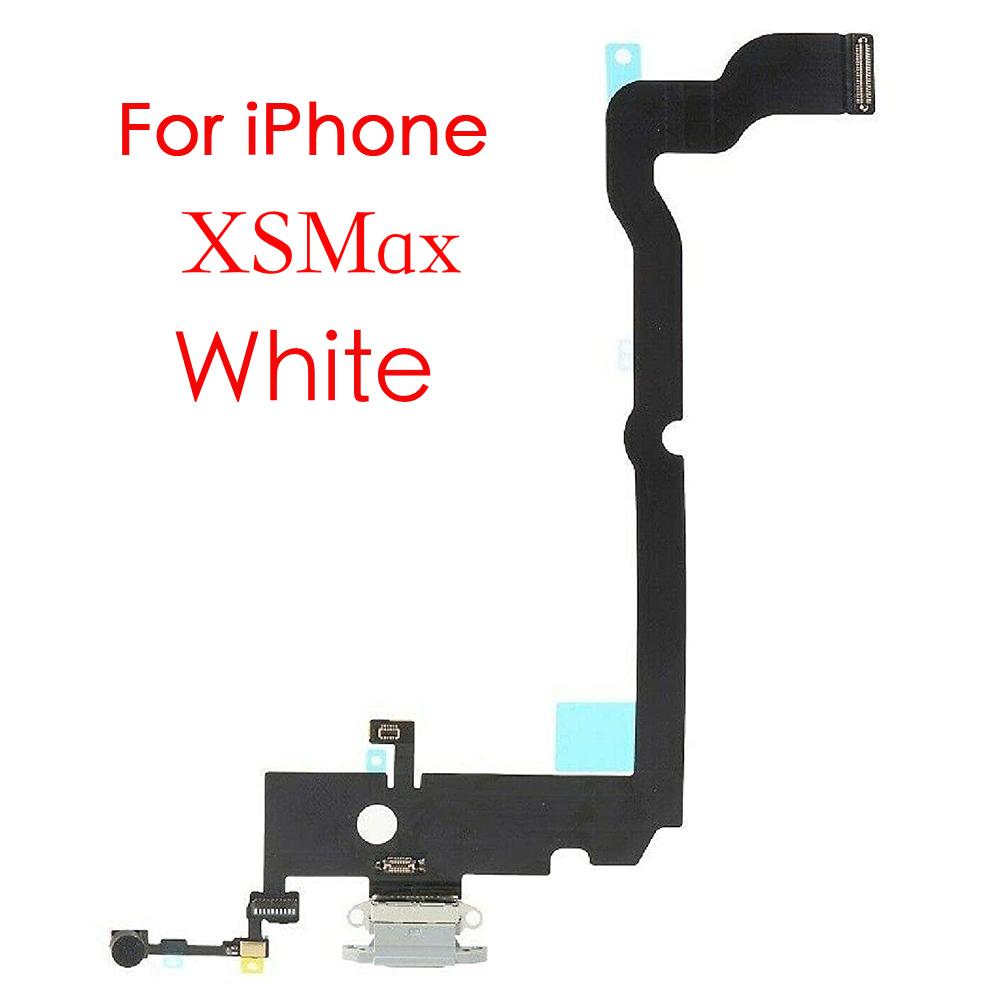 Charging Port Dock Flex Cable For iPhone X XR XS Max USB Charger Connector With Microphone Replacement