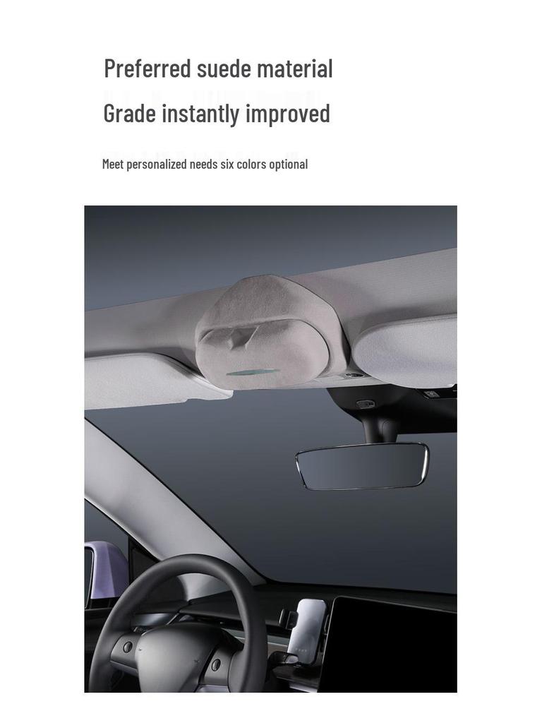 Tesla Model 3/Y Mocka Förvaringslåda för Glasögon