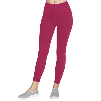 Skechers Go Walk 7/8-Leggings mit hoher Taille, lila Leggings für Damen