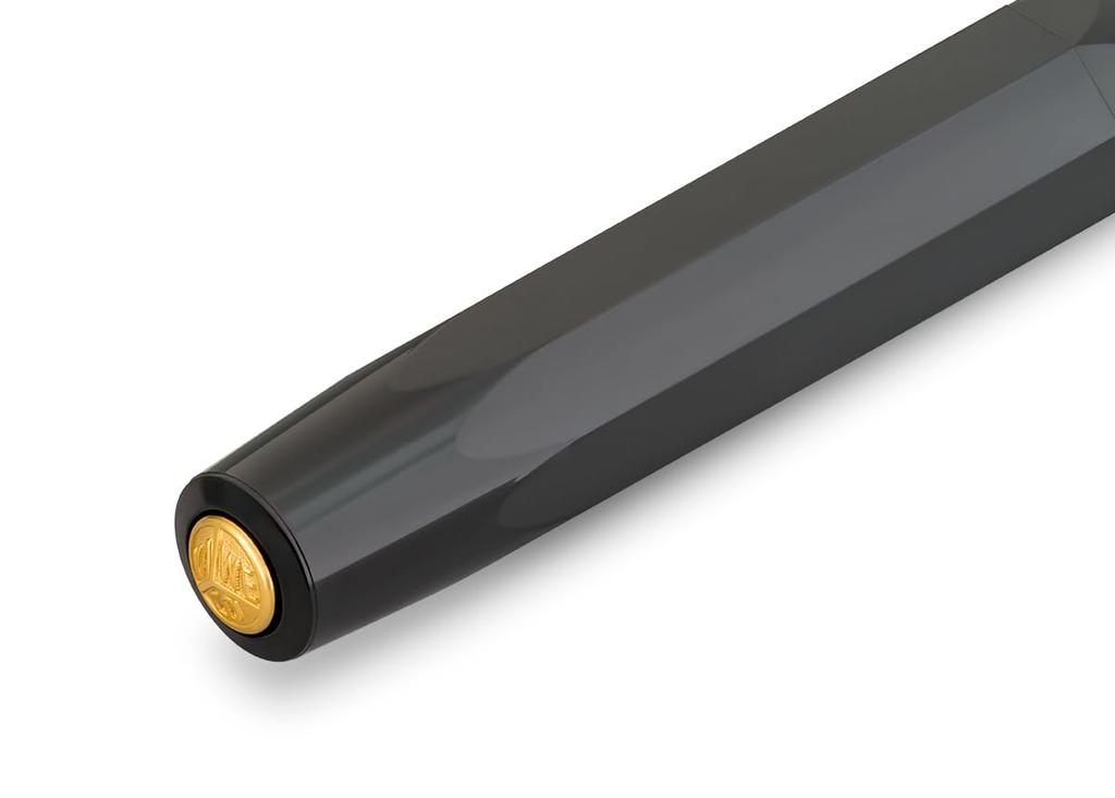 Kaweco Classic Sport Fountain EF Extra Rotating Officially Imported Pen, Fine, Black/Gold, 11000334, Suction,