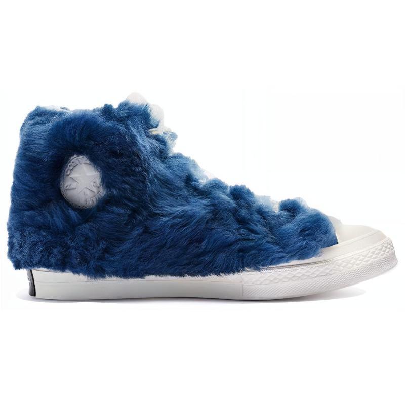 AMBUSH x Converse 1970s Suede Casual Warm Non-Slip High Top Board Shoes Unisex Blue Beige