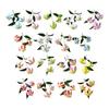 Artifical Lily Flower with 3 Heads Full Bloom And Leaves Long Stem Faux