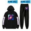 Merchandising Anime Aphmau Stampe Felpe Set Uomo Donna Tute Set Felpa Casual + Pantaloni Set 2pz Streetwear Felpe Oversize