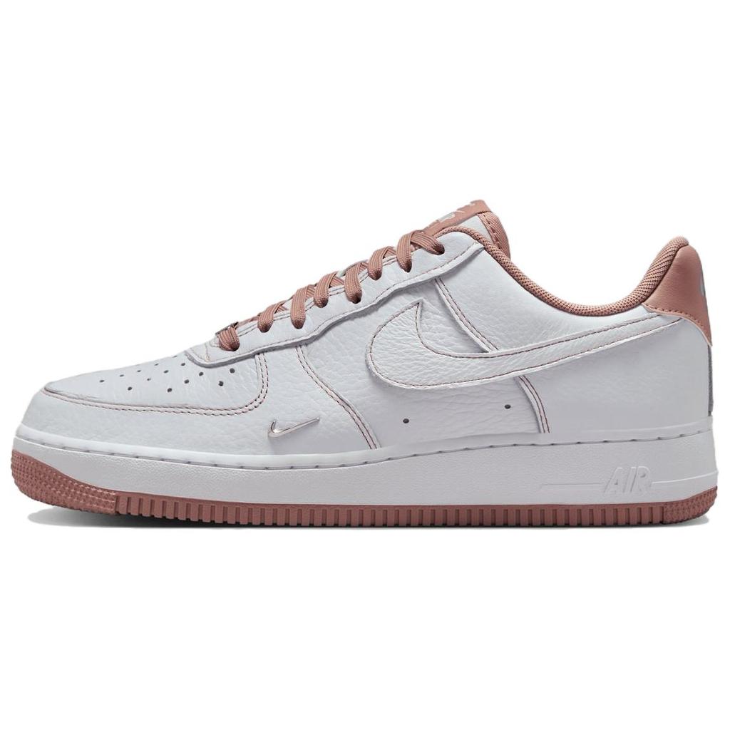 Nike Air Force 1 Abrasion Resistant Low Top Skateboard Shoes Women's White Pink Sneakers IB6543-100