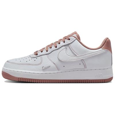 Scarpe da Skateboard Basse Resistenti all'Abrasione Air Force 1 da Donna Sneakers Bianche e Rosa IB6543-100