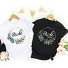 Bachelorette Party Shirt Woman's JGA T-Shirt Bride Crew Team Bride Tee Wedding Gift for Brides Engagement Aesthetic Clothes