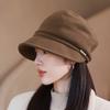 Chic Women's Winter Beanie with Soft Brim - Cozy Knit Fisherman Cap, Ear Protection & Windproof Design for Outdoor Activities