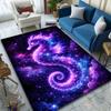 1PC Glowing seahorse in cosmos Print Carpet Rug for Living Room Bedroom Sofa Doormat Home Decor Non-slip Floor Mat