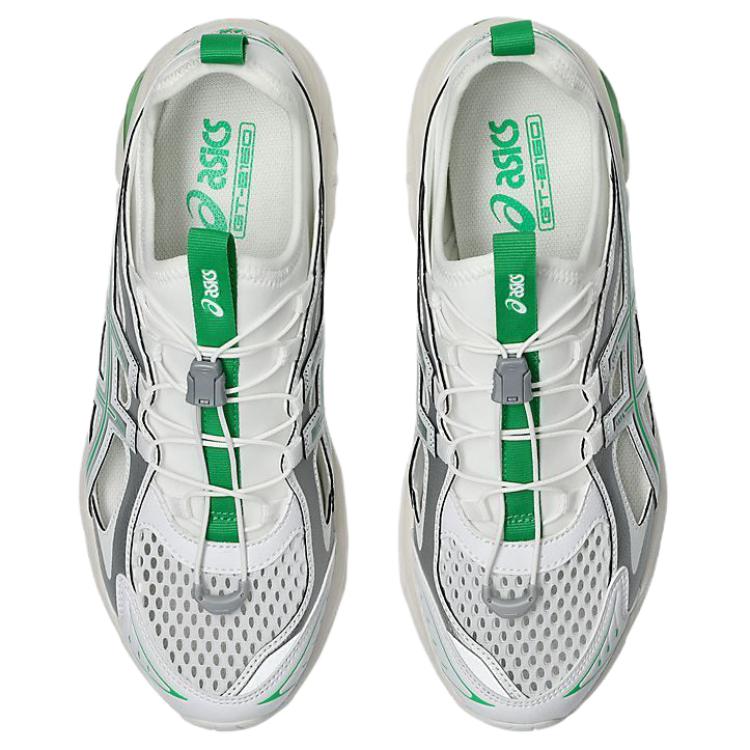 ASICS GT 2160 Lightweight Breathable Running River Trekking Shoes Unisex White Silver Green 1203A951-100