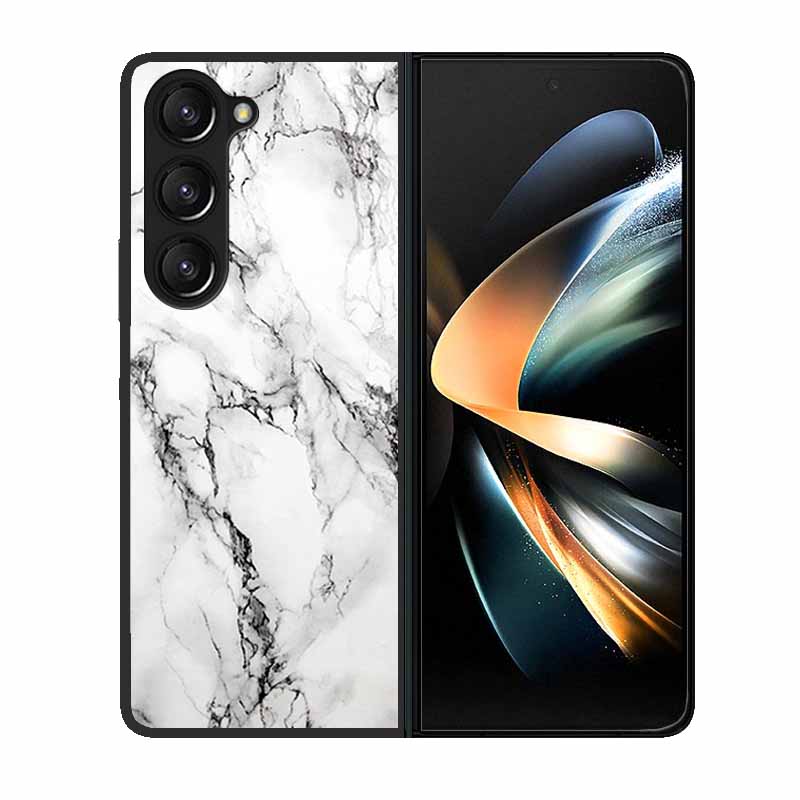 For Samsung Z Fold 6 Phone Case Cover Wolf Black Plastic Hard Back Cover Case For Samsung Galaxy Z Fold6 Fold 4 3 2 5 Case Funda