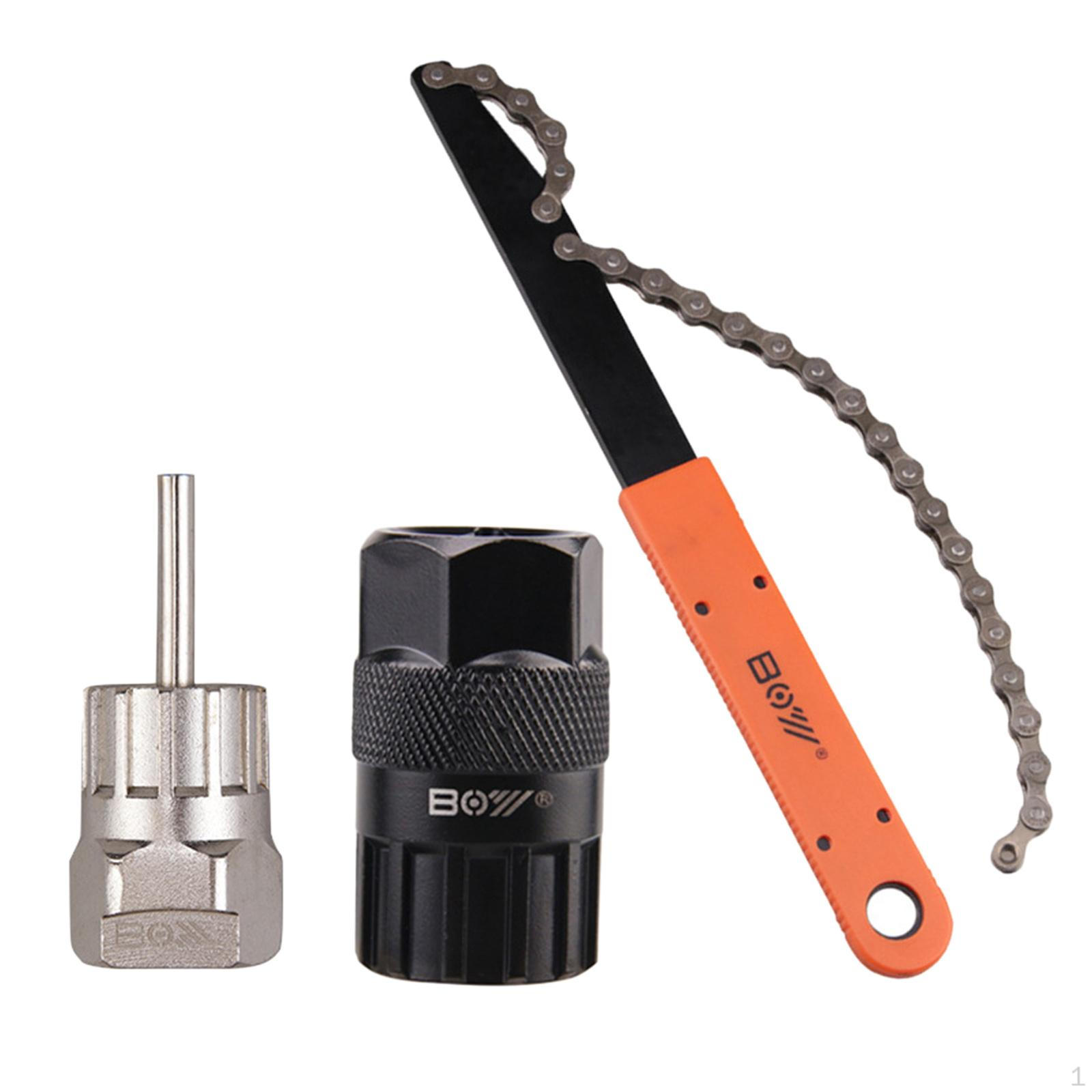 

Bike Chain Freewheel Removal Tool Bottom Bracket Remover for Bicycle 7-12 Chains