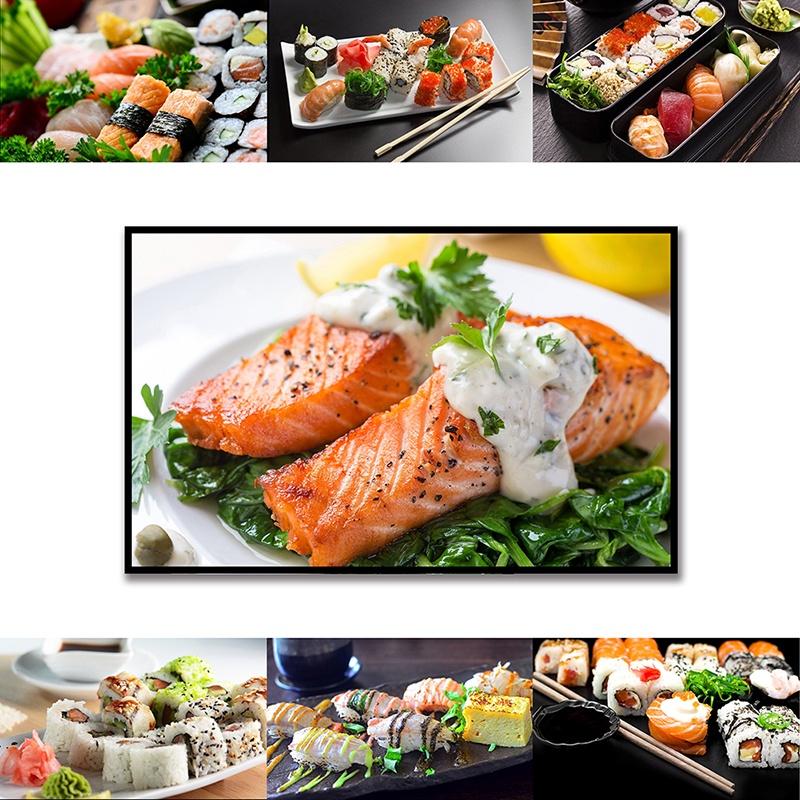 Japanisches Restaurant-Thema, dekoratives Gemälde, Sushi, dekoratives Poster, Leinwandgemälde, Poster, Dekoration, Geschenke