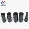 4pc 17-22mm 1/2-Inch Drive Twist Socket Lug Nut Remover Tool