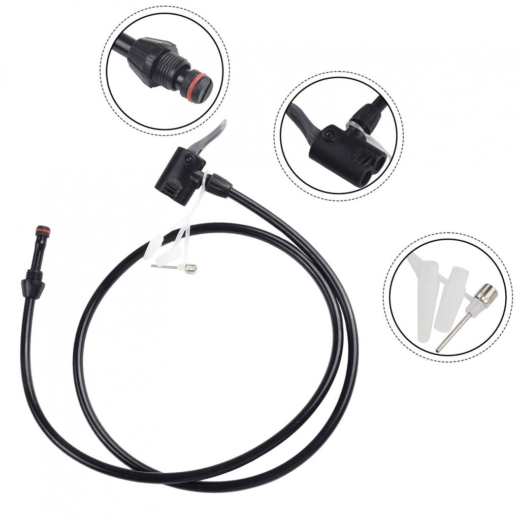Inflator Cable Air Pump Hose Lengthened Trachea Windpipe 125cm