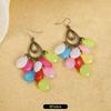 Vintage Long Fringed Earrings Femininity Earrings Niche Bohemian Vacation Earrings