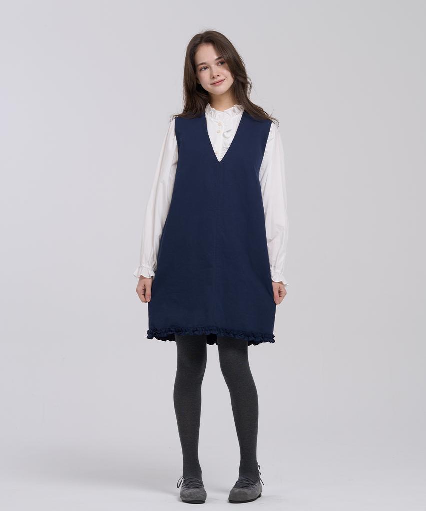 Reve Hearted Cadence Dress - Navy