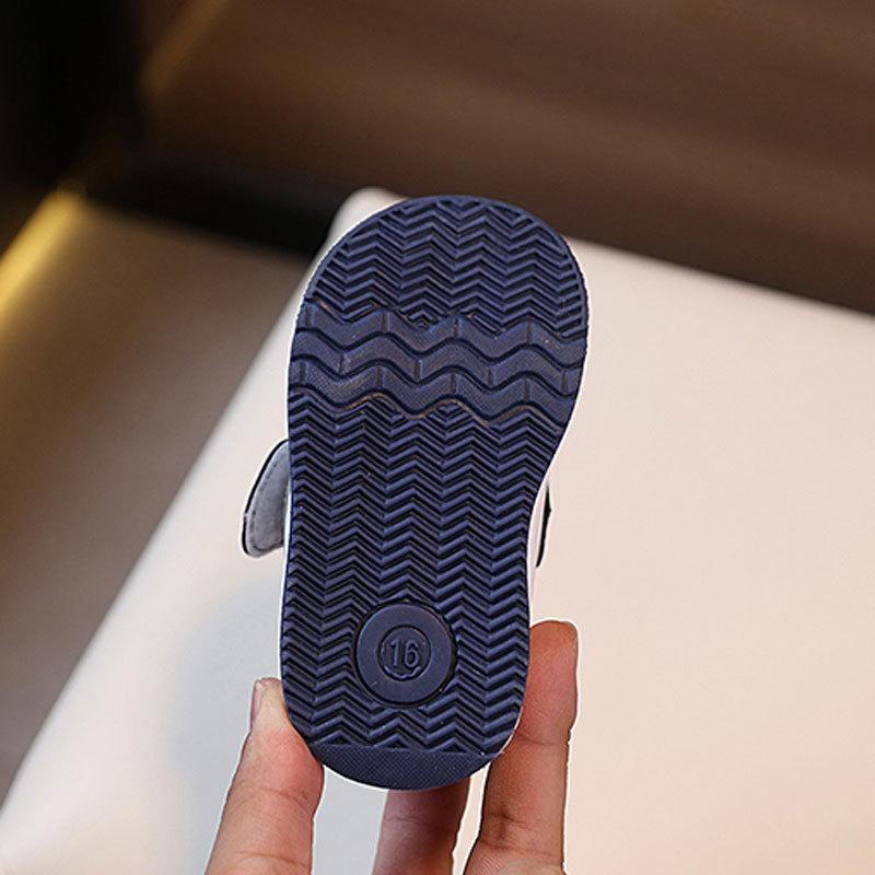 Baotou Toddler Shoes Spring and Autumn New Baby Shoes 0-1 1 2-year-old Children's Cute Baby Shoes for Men and Women