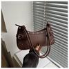 French Fashion Small Designer Pu Handbag With Studded Motorcycle Style For Daily Use