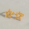  Stainless Steel Star Rings Set Hypoallergenic Spiral Minimalist Jewelry Mirror Polish Wedding Party Daily