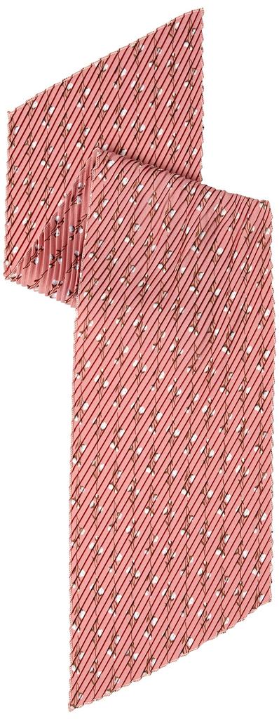 Cuco Women's Small Floral Pleated Scarf, 2313121542, Pink (320)