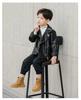 Boys' 2025 Autumn/Winter Fashion Casual Leather Ankle Boots for Middle and Big Kids - Korean Style