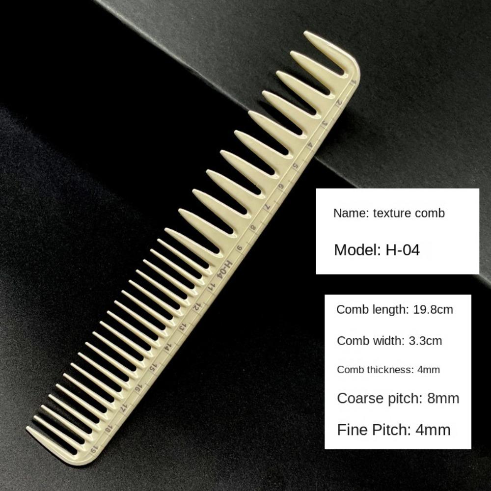 Double-sided Laser Scale Hair Comb Professional Salon Hairdressing Comb Hair Cutting Comb