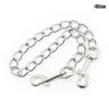 Hoyytu Adult Restraint Handcuff Double End Metal Hook Chain Portable Design for Couple Bondage Travel Intimate Use