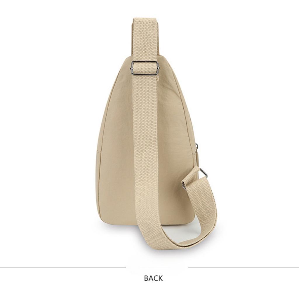 Ladies' Chest Bag, Adjustable Shoulder Straps, Multiple Compartments and Zipper Closure, Durable Material, Suitable for Daily Use, Travel, and Work